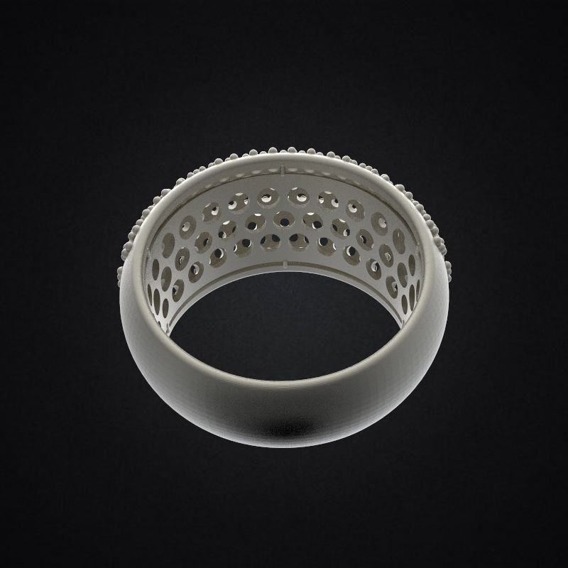 RINGS ALLURE MEDIUM 3D print model_3