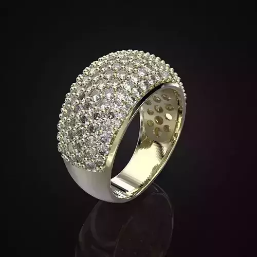 RINGS ALLURE MEDIUM  3D print model