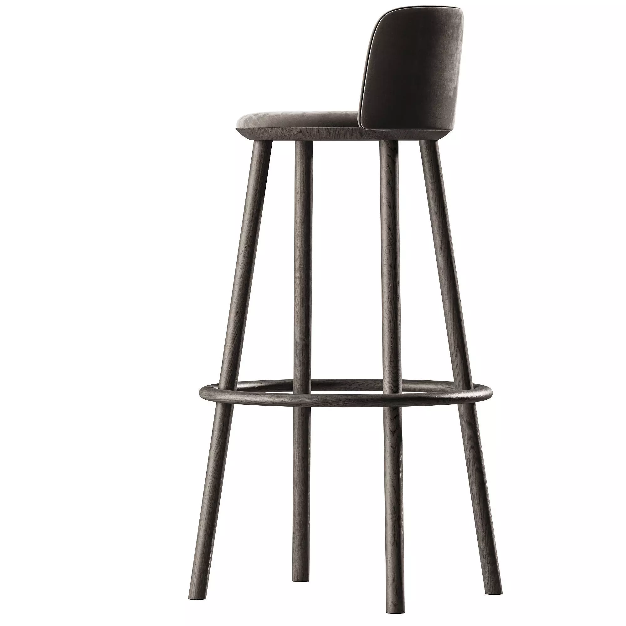 Benchmark ovo bar chair Low-poly 3D model_3