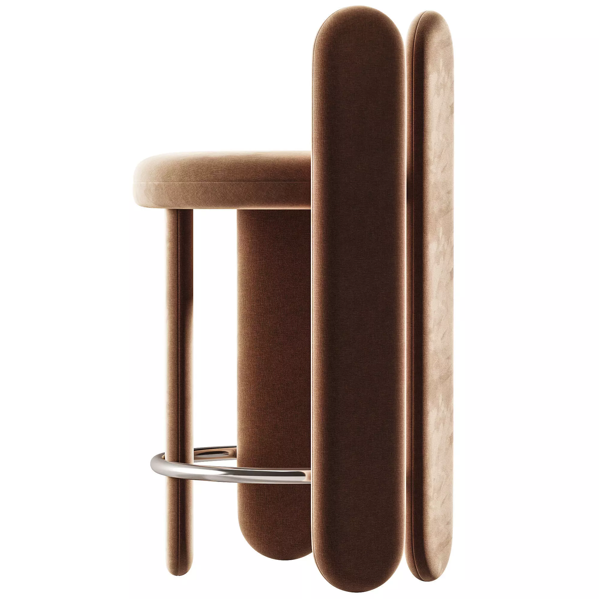 glazy bar stool by royal stranger Low-poly 3D model_3