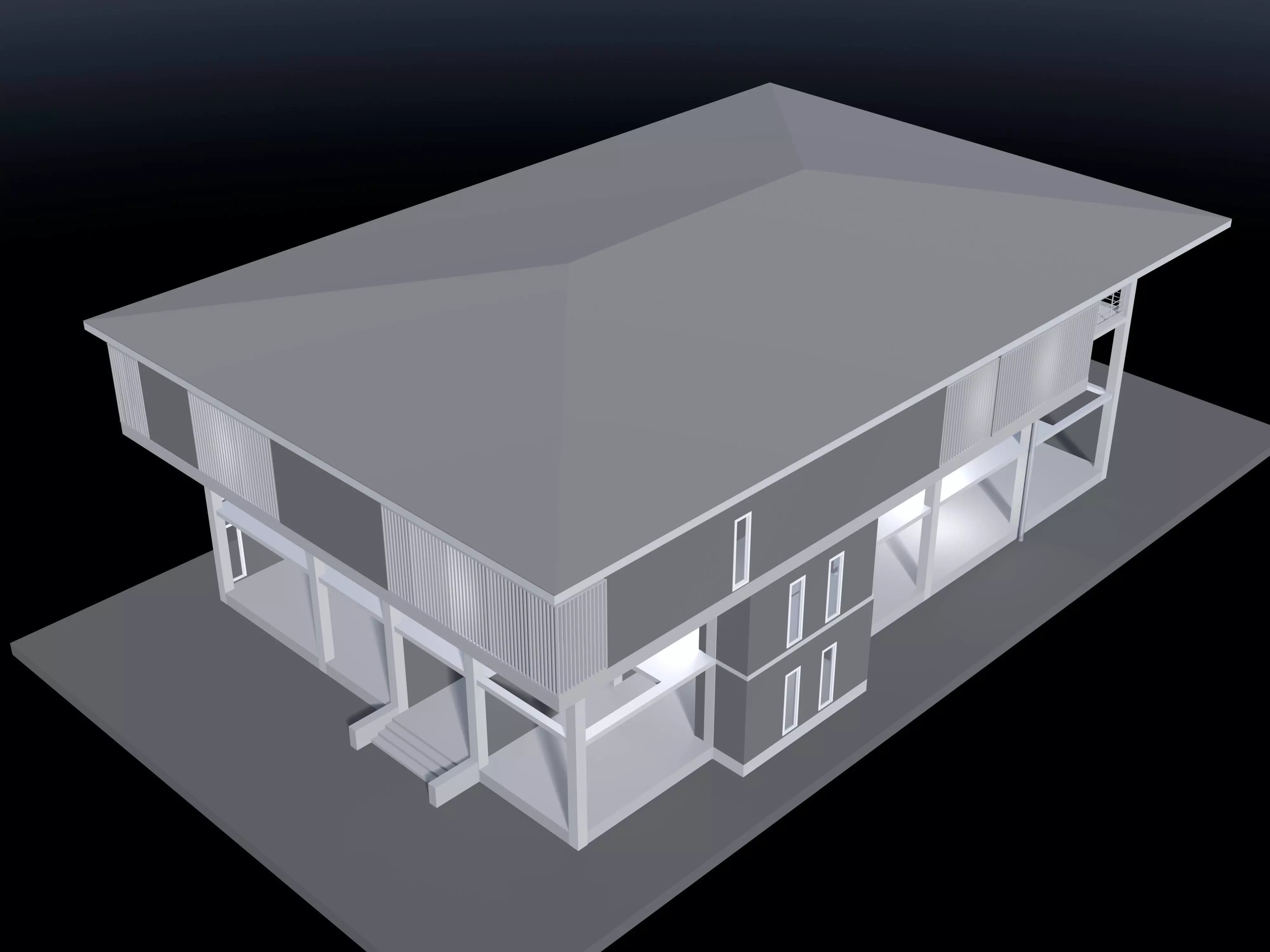 Home office in structure 25-52 3D model_3