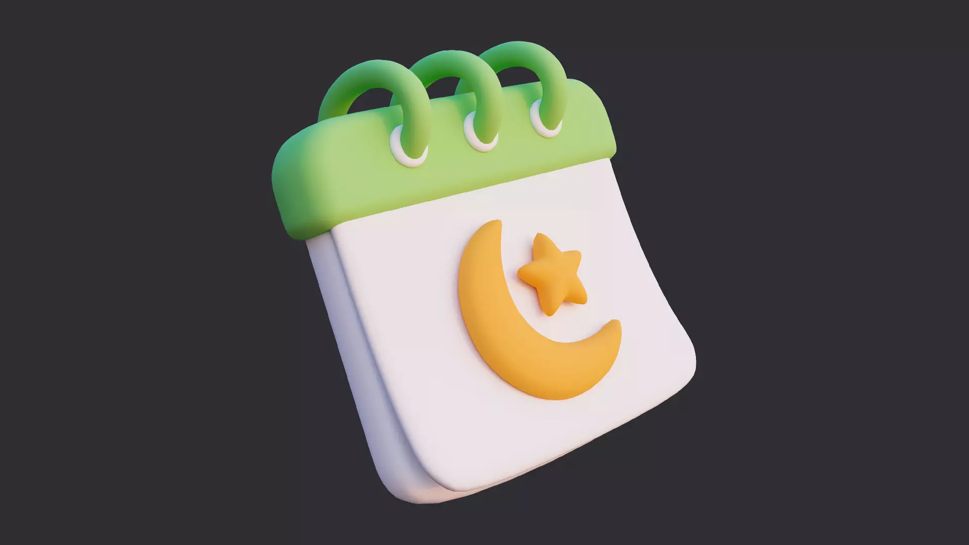 Low Poly Ramadhan Asset Pack 3D model_4