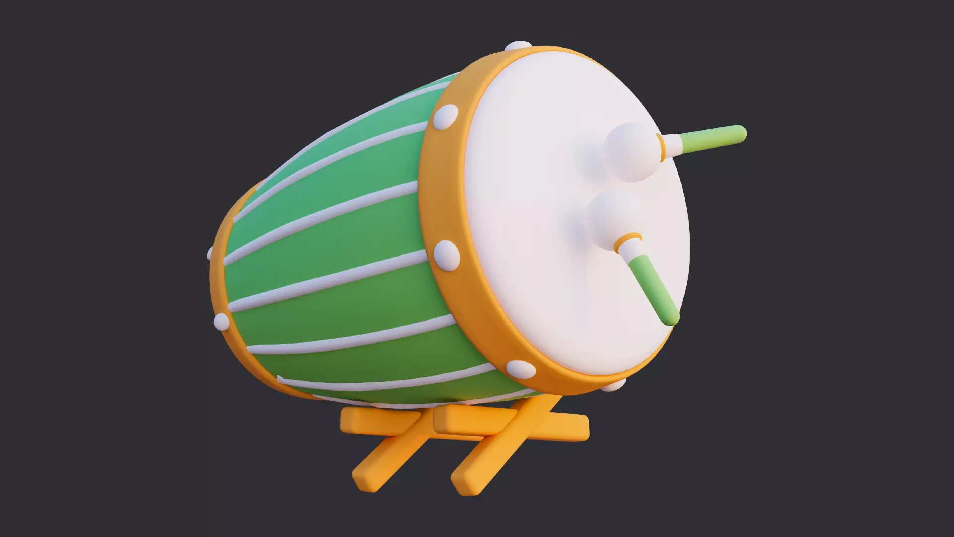 Low Poly Ramadhan Asset Pack 3D model_2