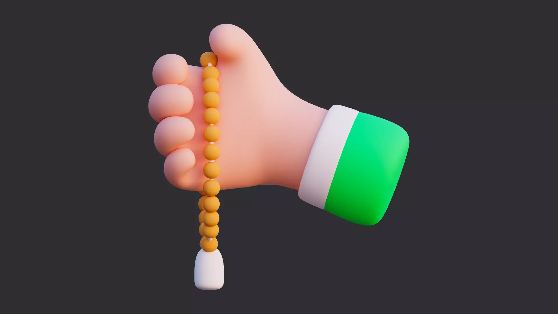 Low Poly Ramadhan Asset Pack 3D model_6