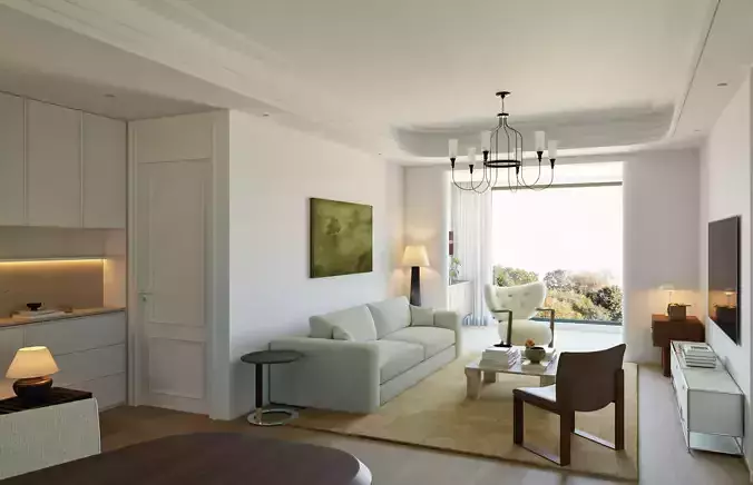 3D Model of Modern Apartment Interior Design 3D model 3D model