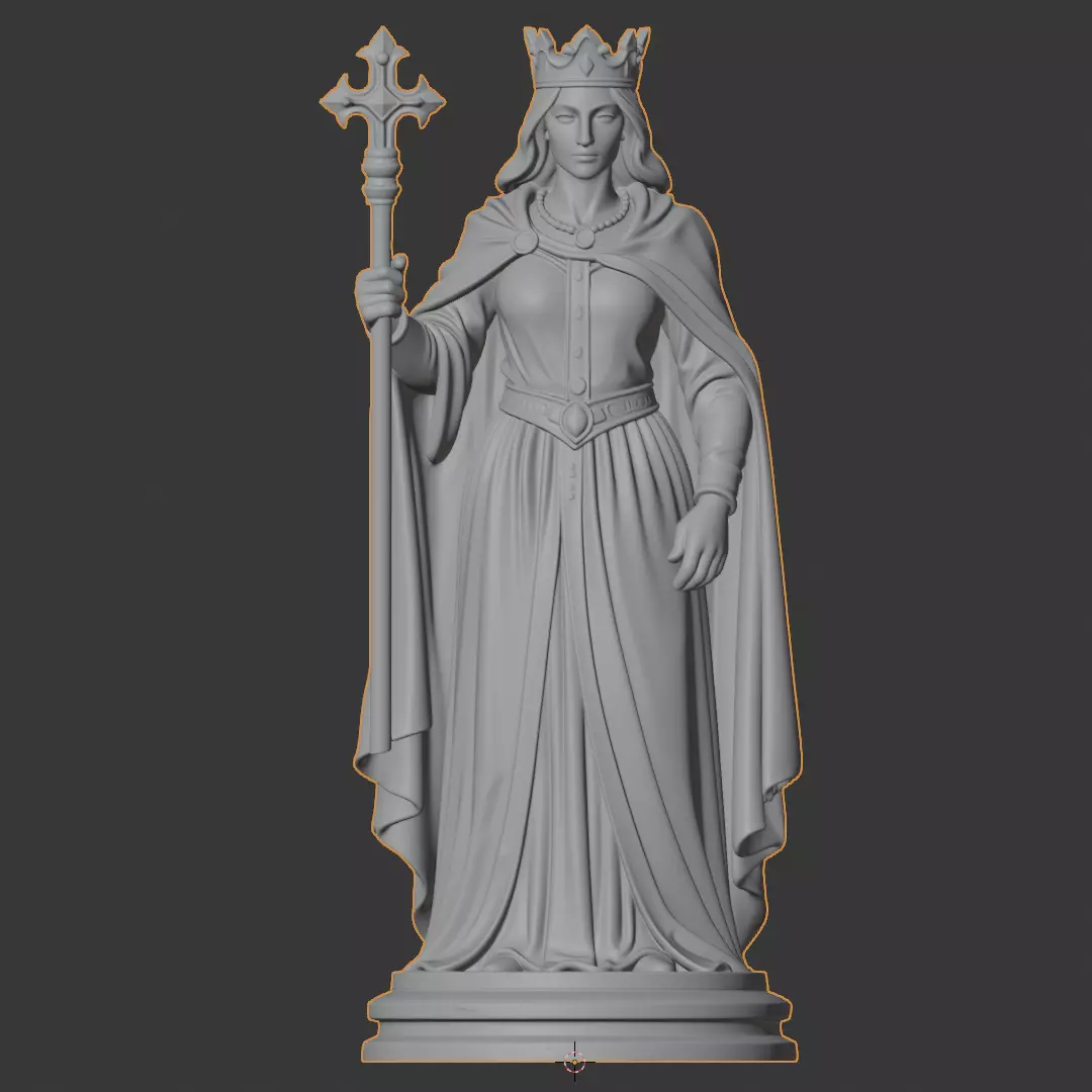 Chess Set Medieval 3D Print Model 3D print model_35