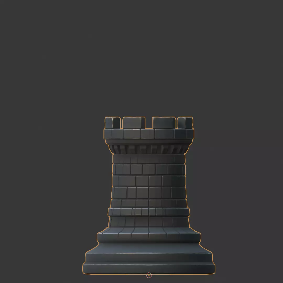 Chess Set Medieval 3D Print Model 3D print model_19