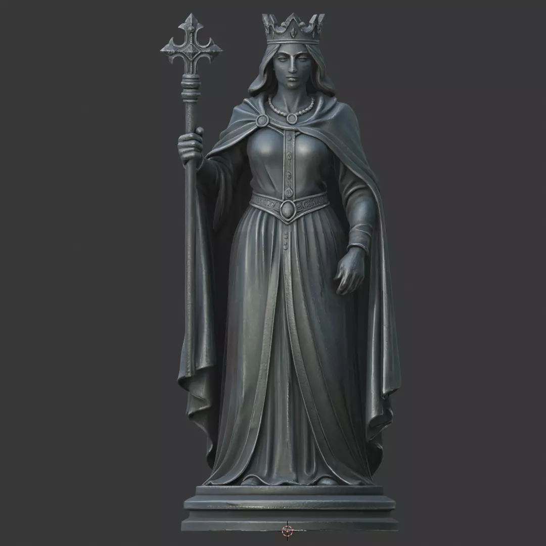 Chess Set Medieval 3D Print Model 3D print model_39