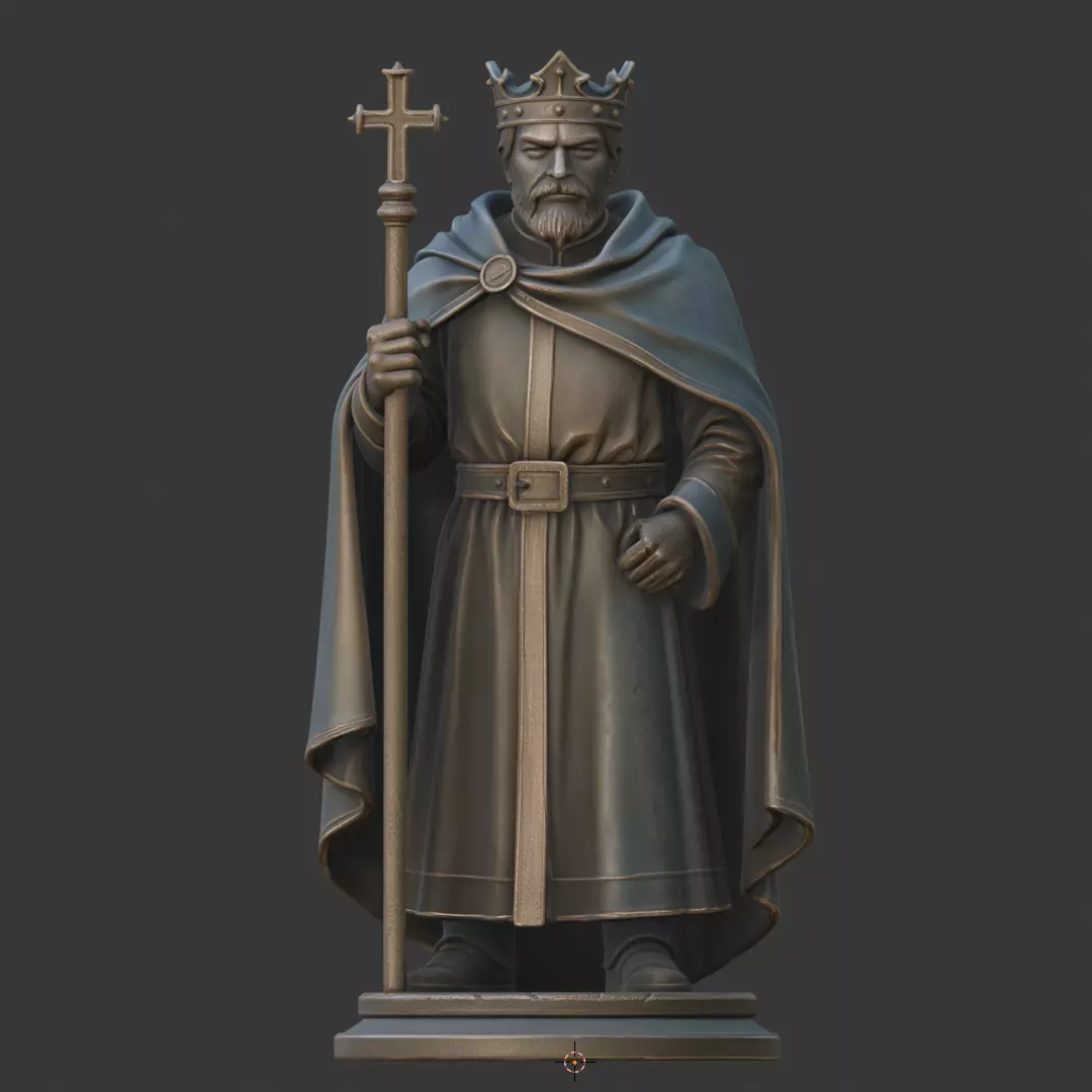 Chess Set Medieval 3D Print Model 3D print model_29