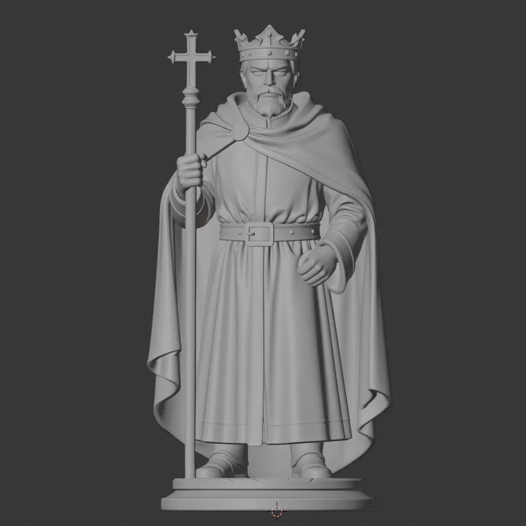 Chess Set Medieval 3D Print Model 3D print model_25