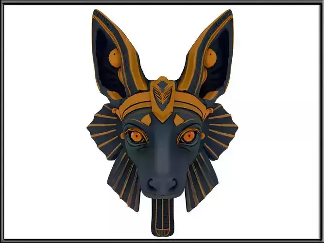 Anubis jackal head