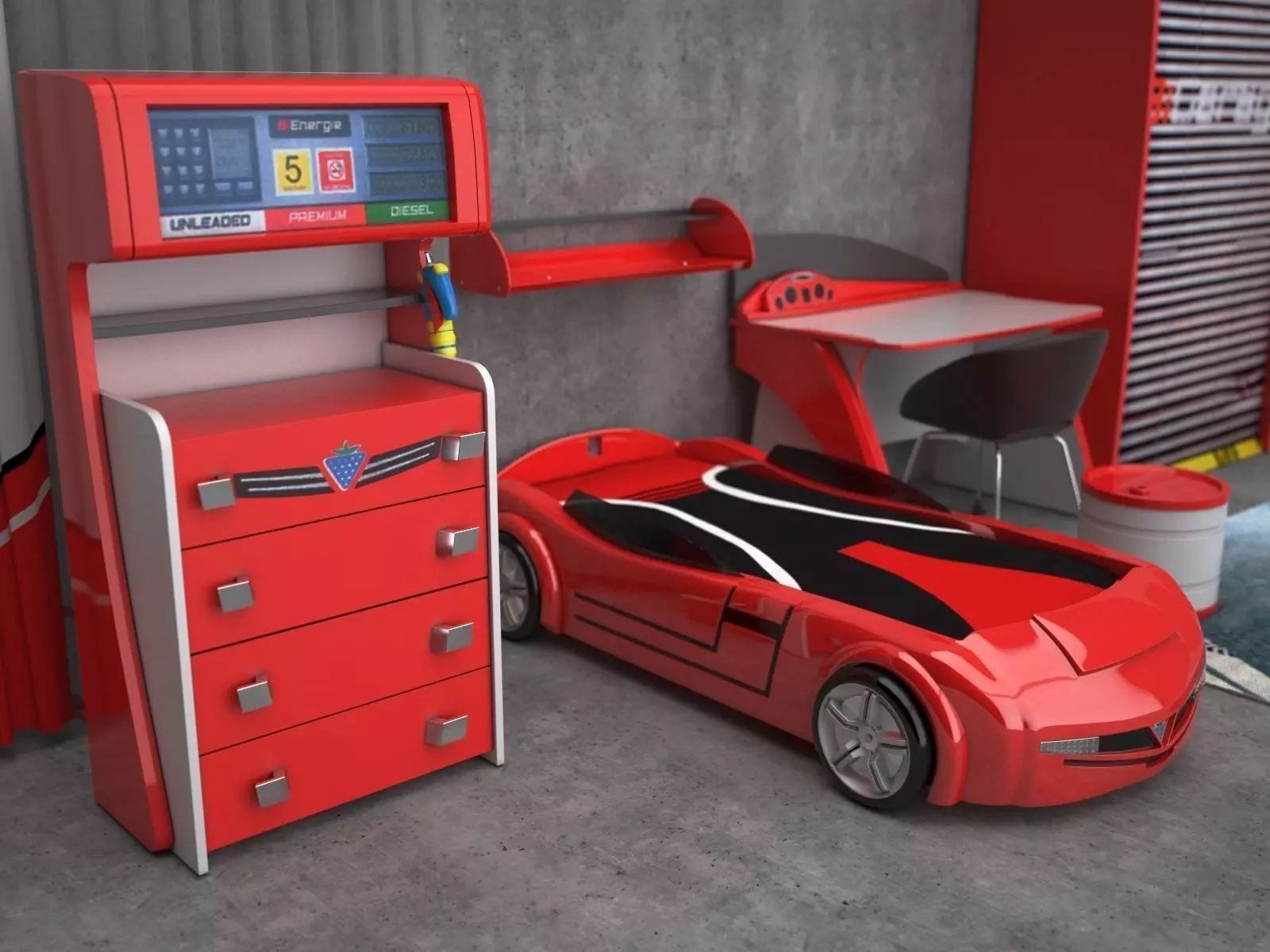  Biturbo Furniture set by Cilek 3D model_0