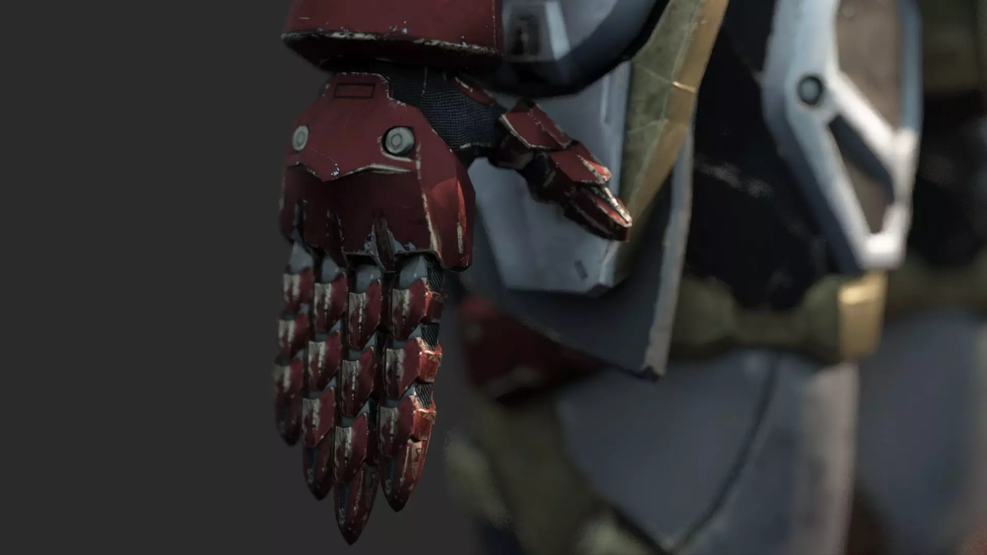 Future sci-fi combat armed mecha 3D model_8