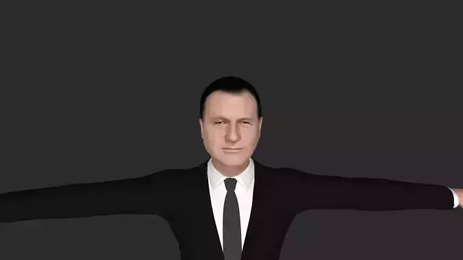 Nelson Rockefeller Hyper Realistic Full Body Fully Rigged 