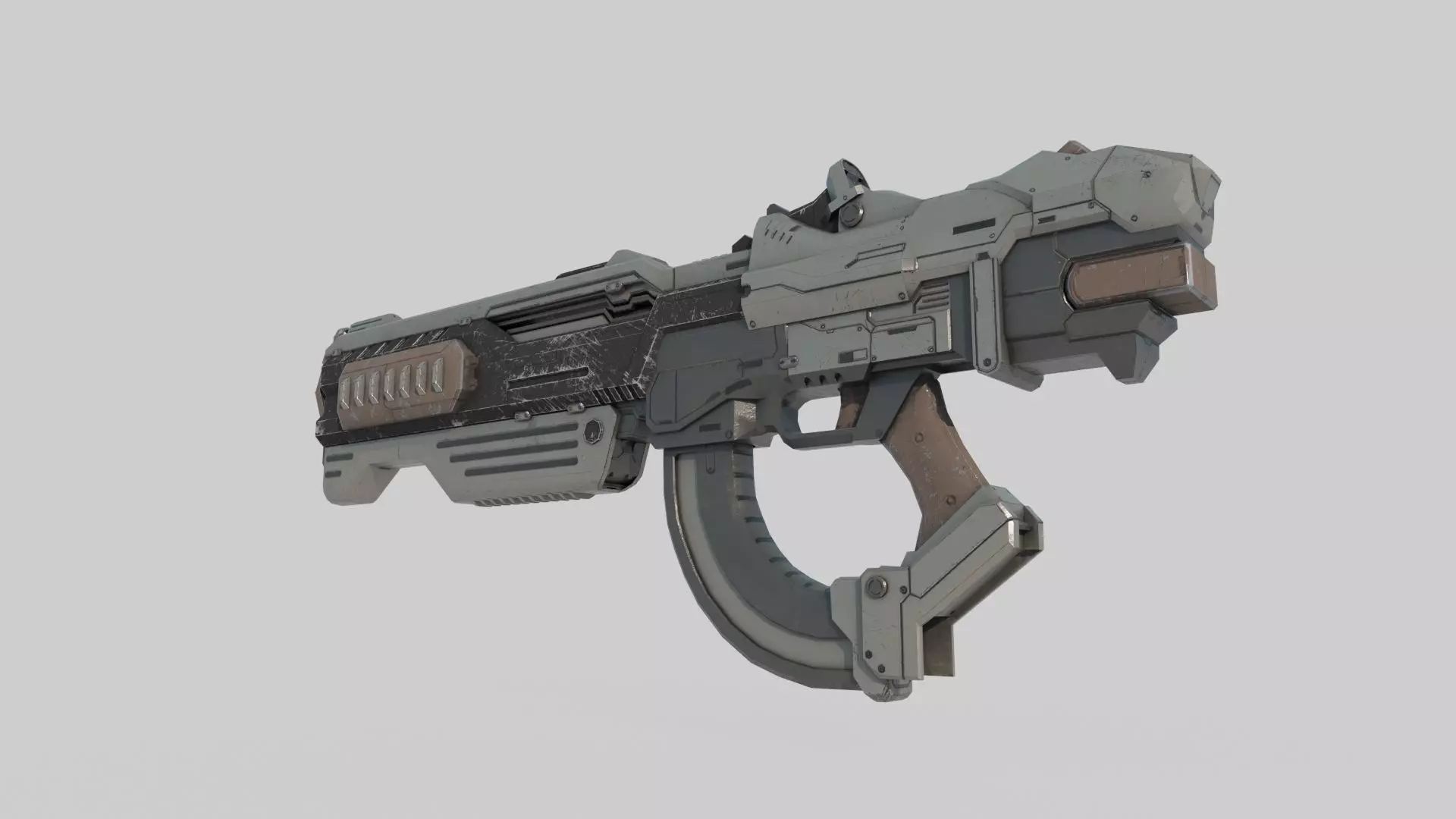 Future Sci-Fi Laser Rifle 3D model_3