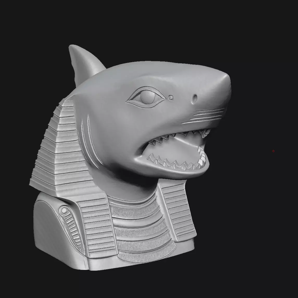 shark 3D print model_2