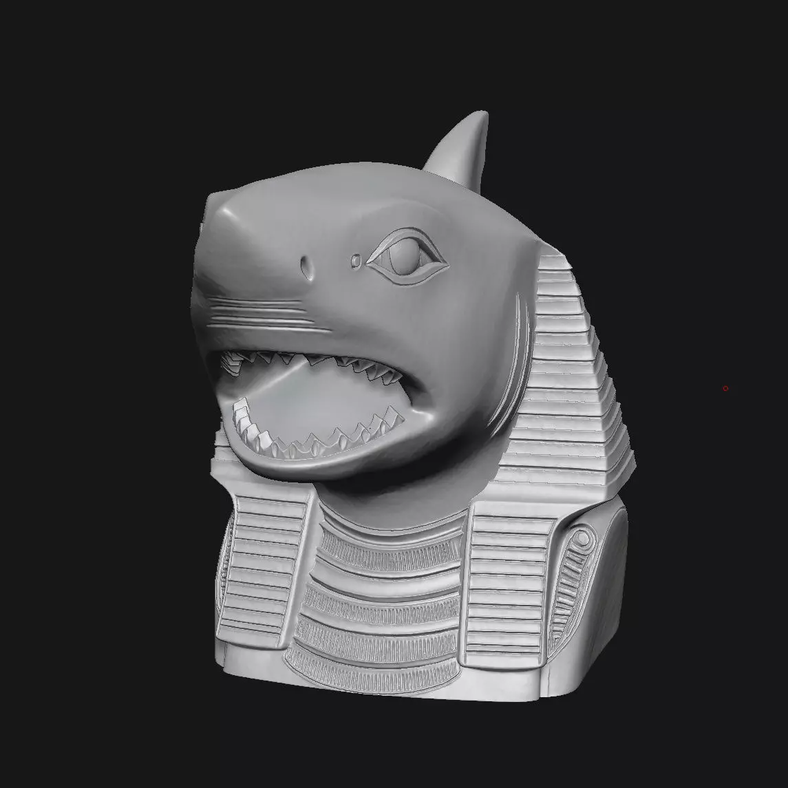 shark 3D print model_1