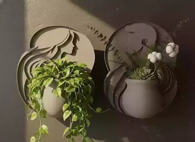 Artistic Wall Planters