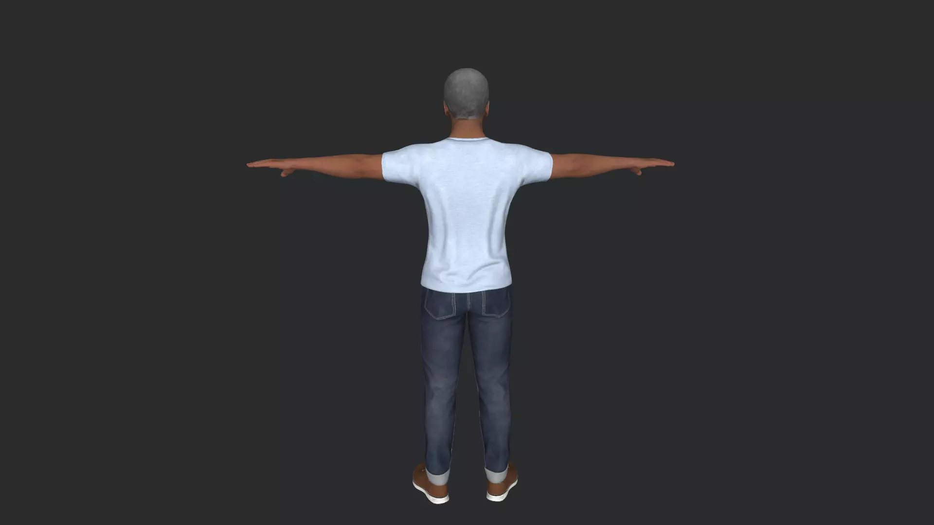 Morgan Freeman Hyper Realistic Full Body Fully Rigged 3D model_14