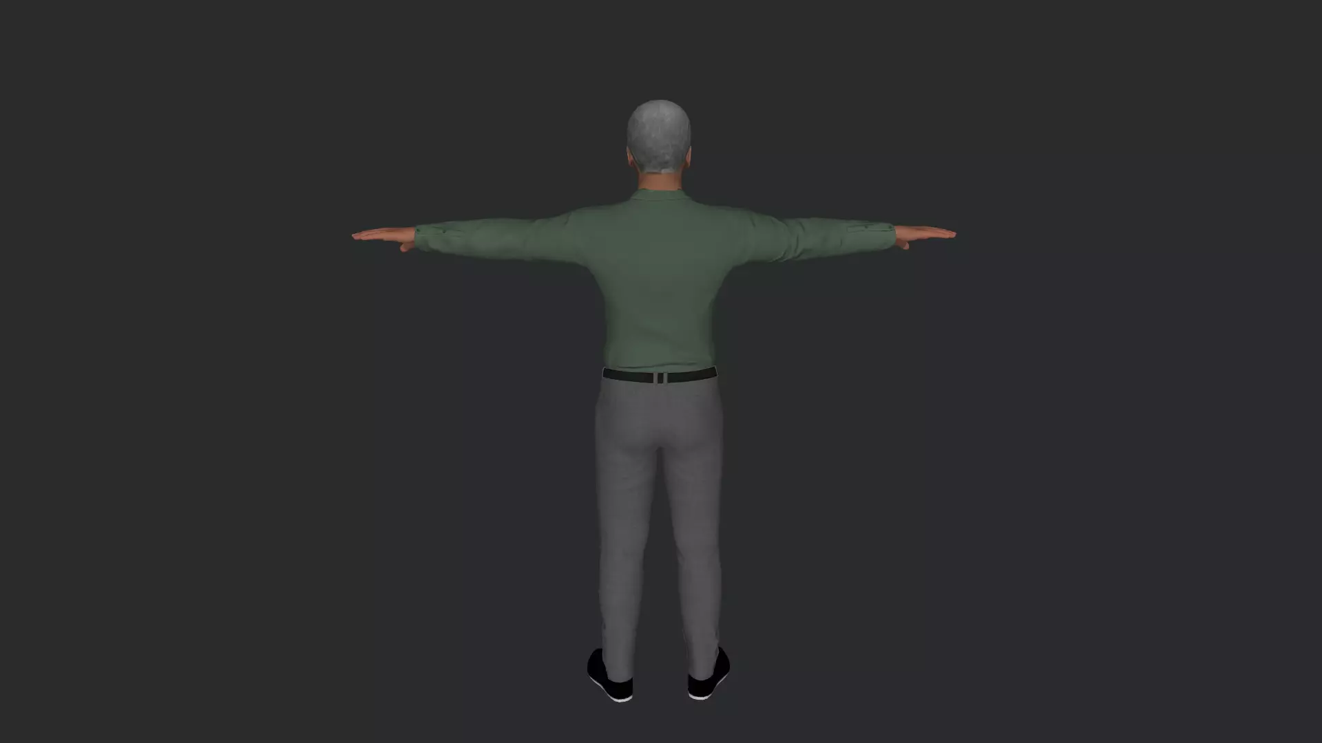 Morgan Freeman Hyper Realistic Full Body Fully Rigged 3D model_9
