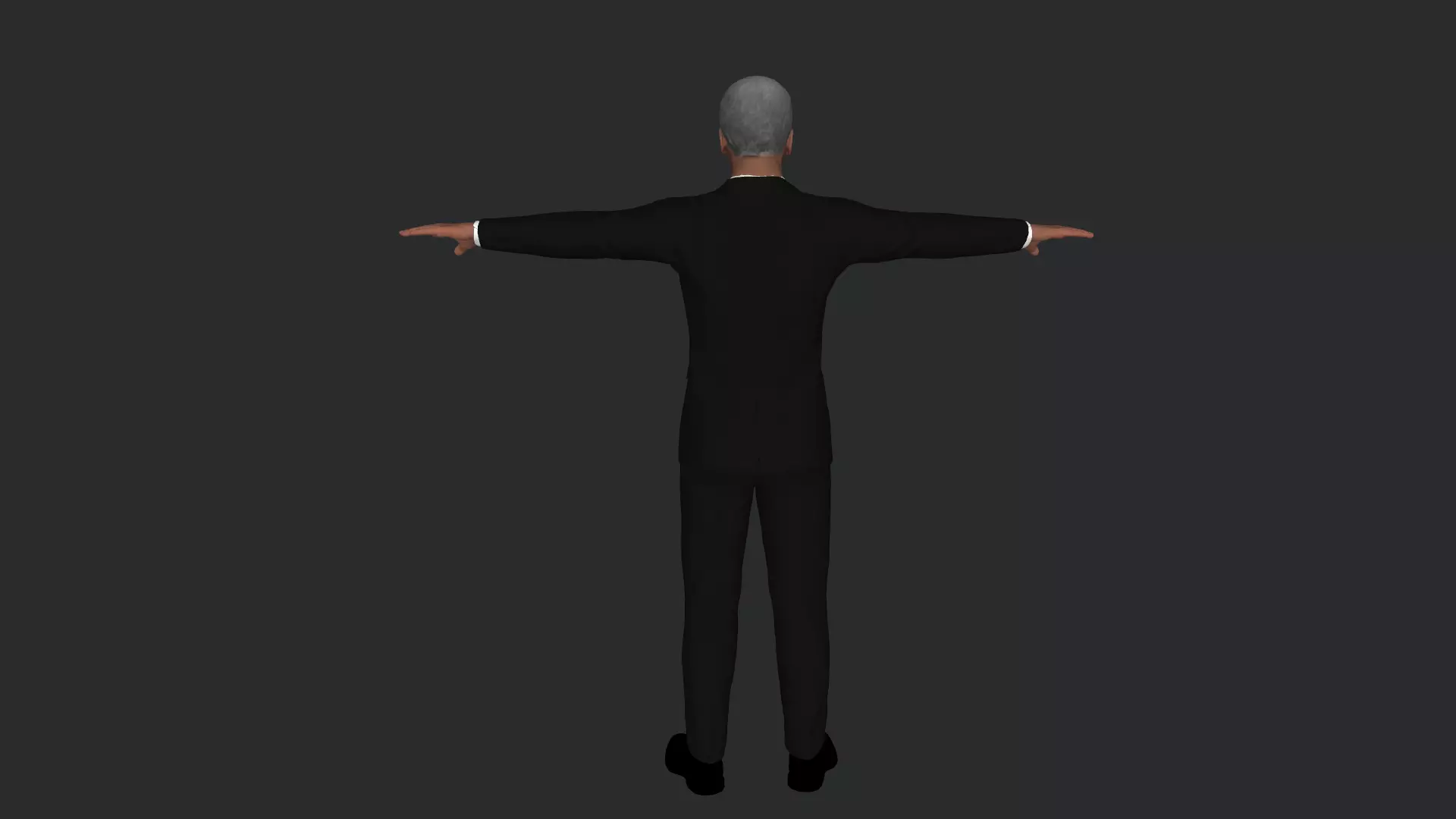 Morgan Freeman Hyper Realistic Full Body Fully Rigged 3D model_4