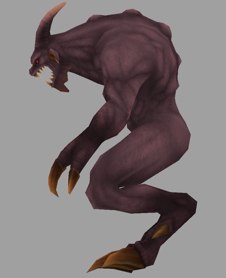 monster dragon Low-poly 3D model_2