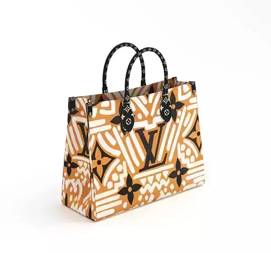 Louis Vuitton Leather Bag 10 3D model