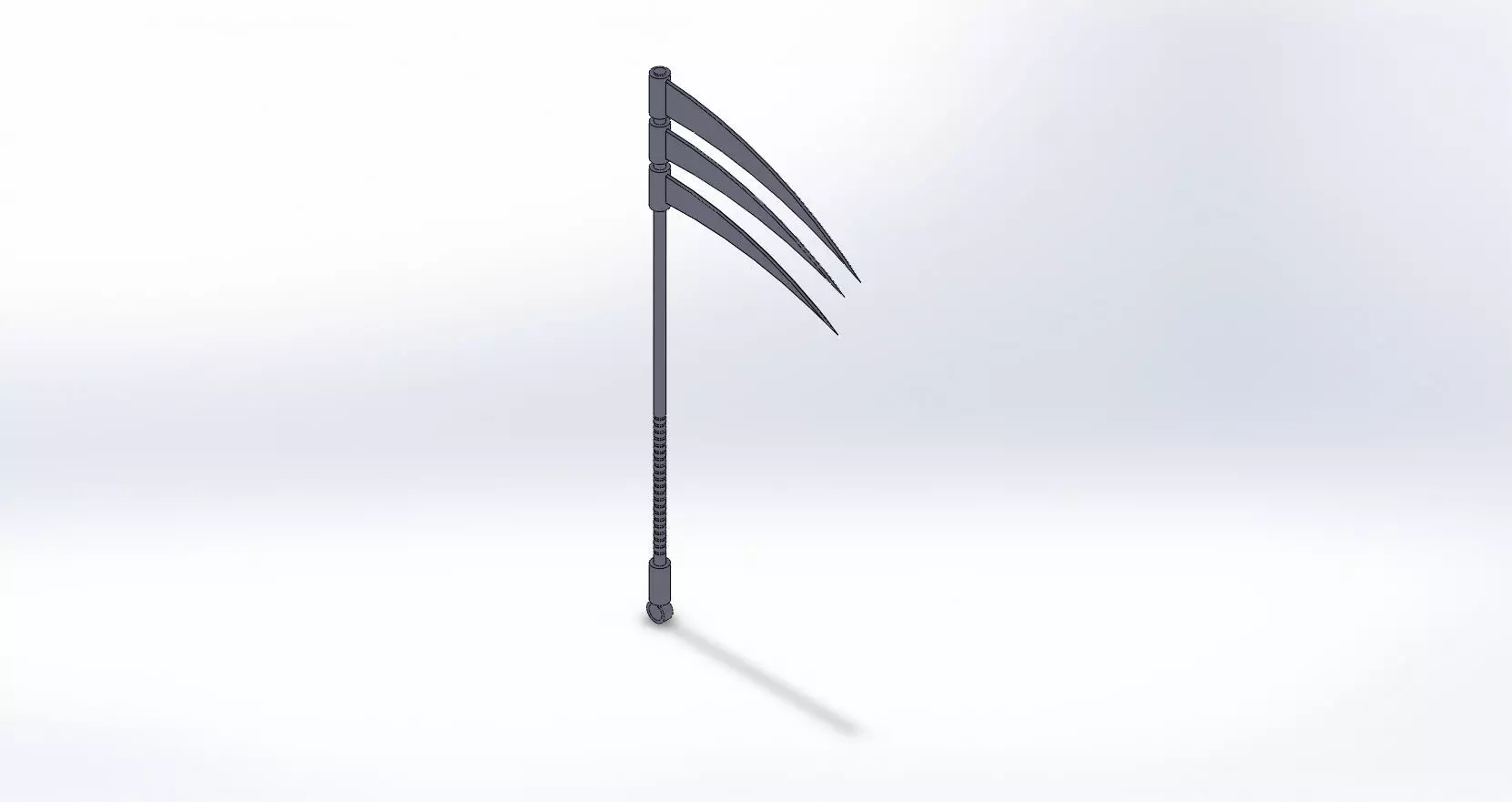 Hidan weapon Naruto 3D print model_2