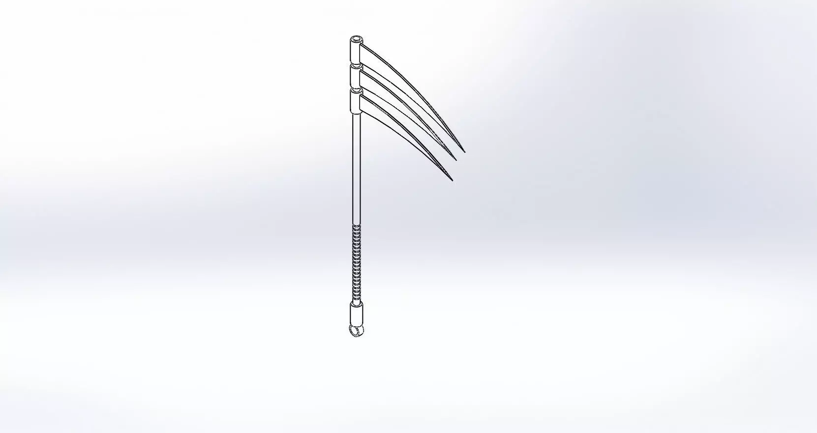 Hidan weapon Naruto 3D print model_1