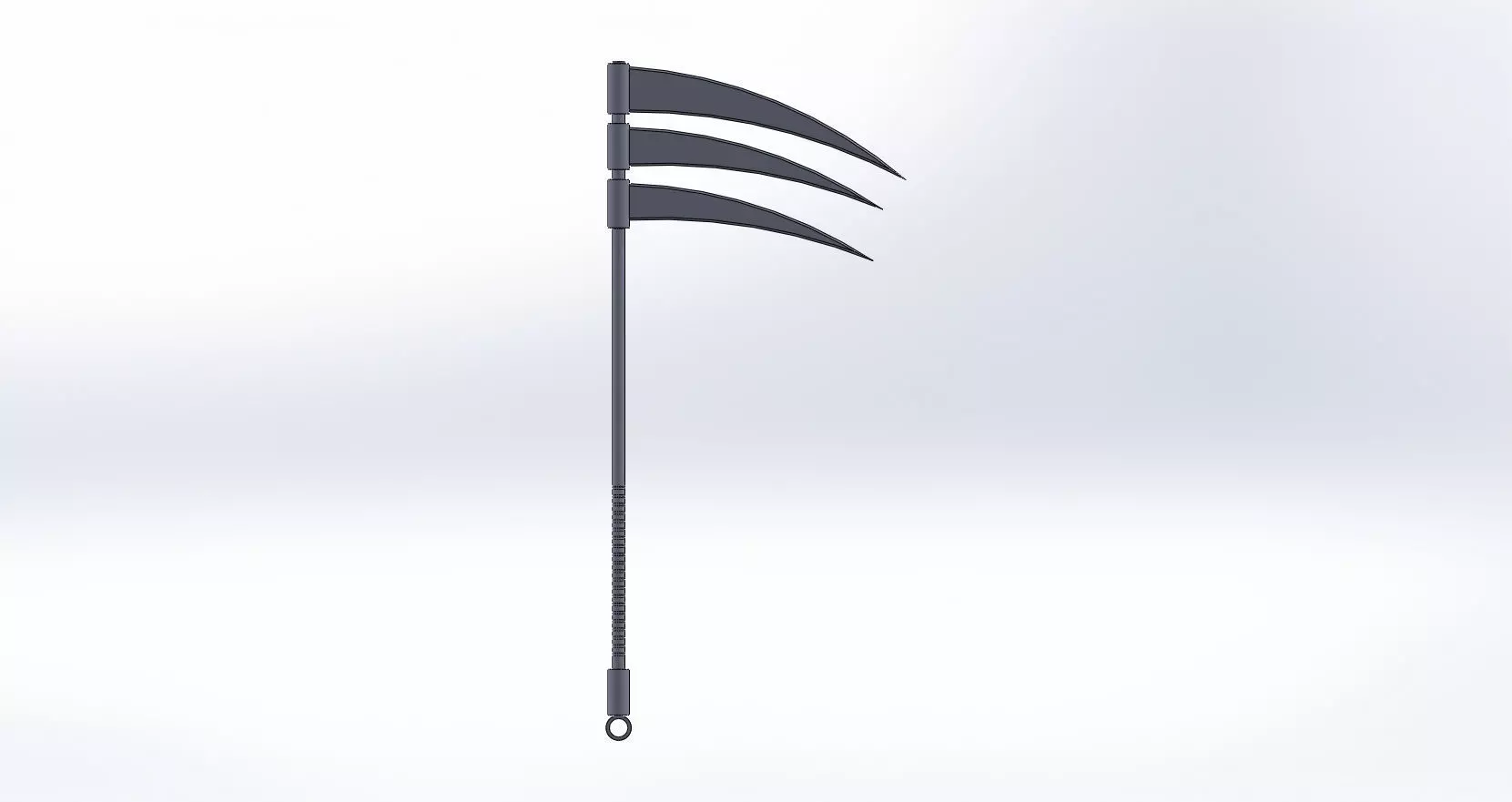 Hidan weapon Naruto 3D print model_3