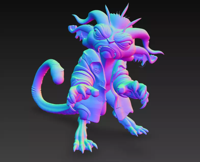 Extotik Monster Amazing Anime Star Wars Evil Divel Scary 3D print model_2