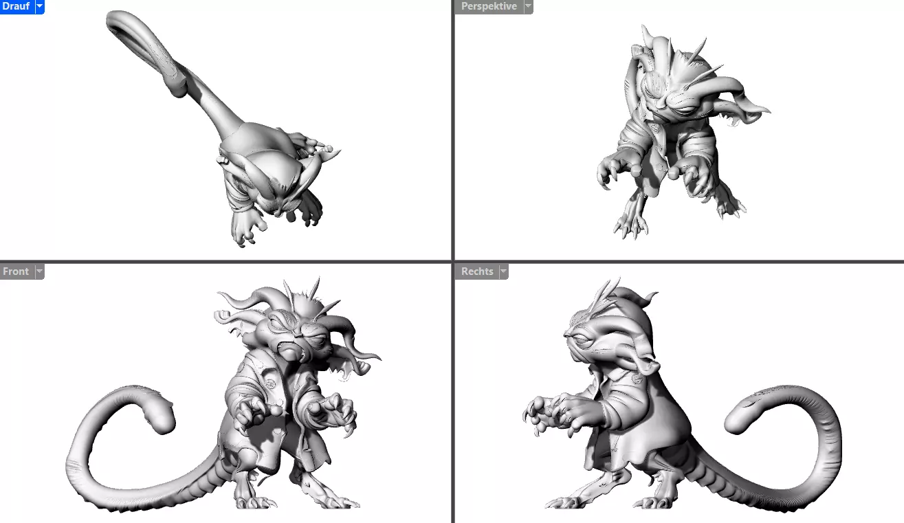 Extotik Monster Amazing Anime Star Wars Evil Divel Scary 3D print model_4