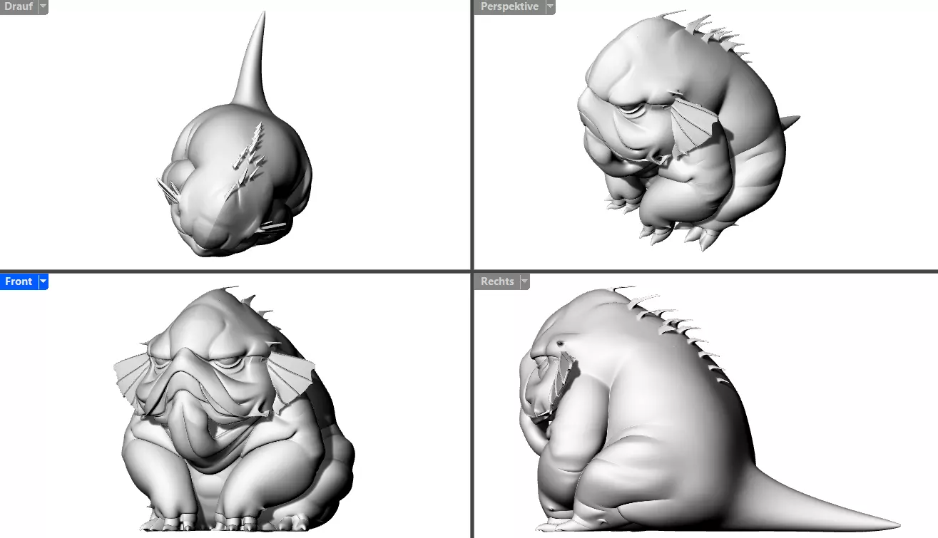 Extotik Monster Amazing Anime Star Wars Evil Divel Scary 3D print model_2