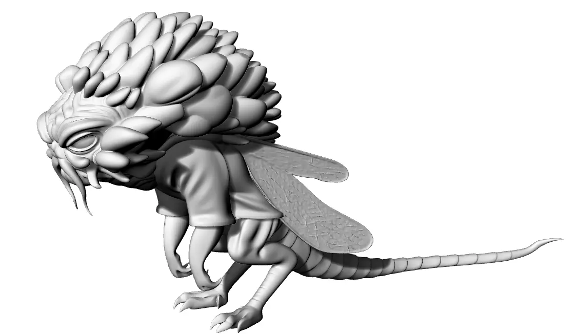 Extotik Monster Amazing Anime Star Wars Evil Divel Scary 3D print model