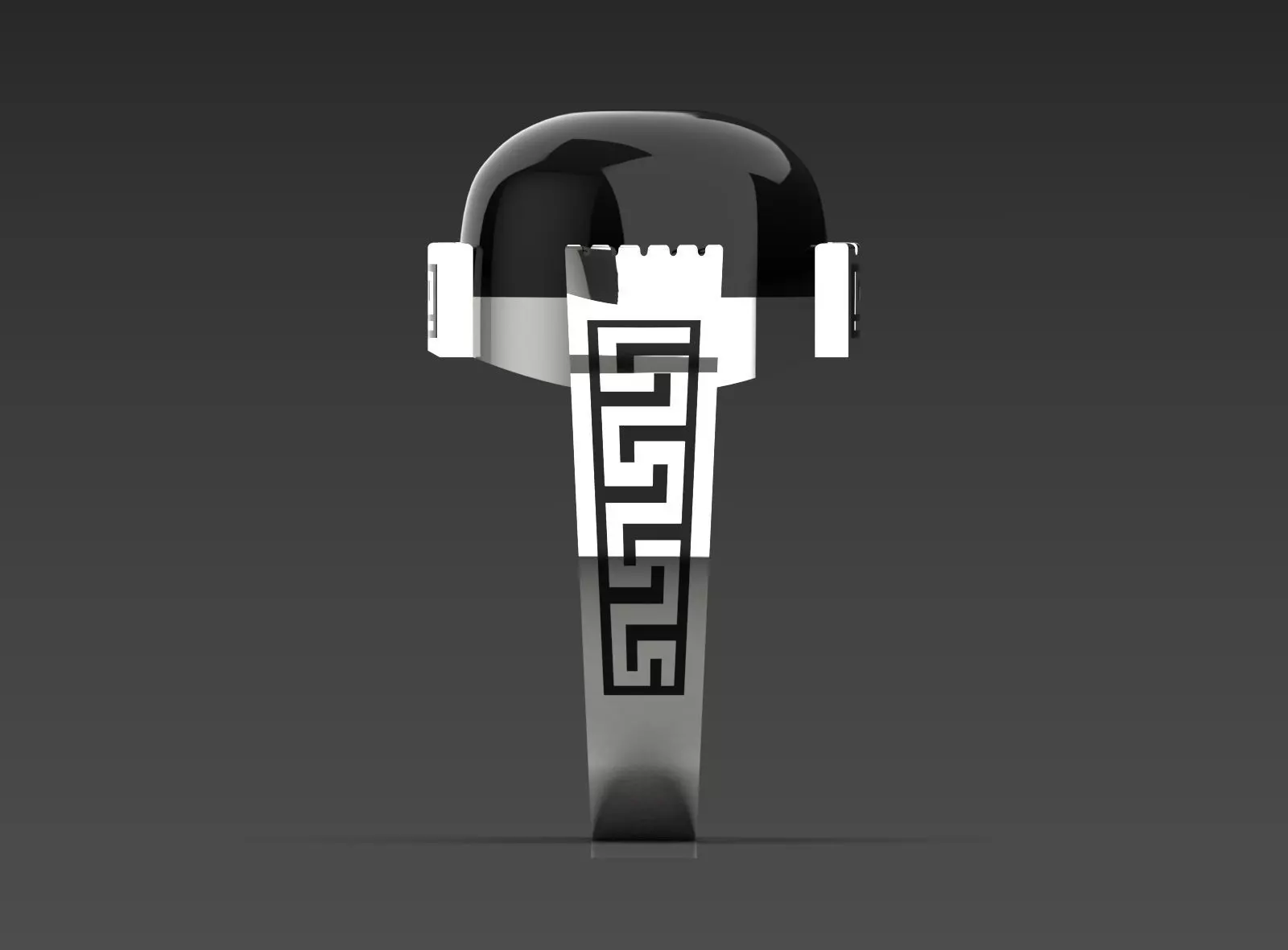 The Oval Cabochon Mens STL 3D Ring Collection _66