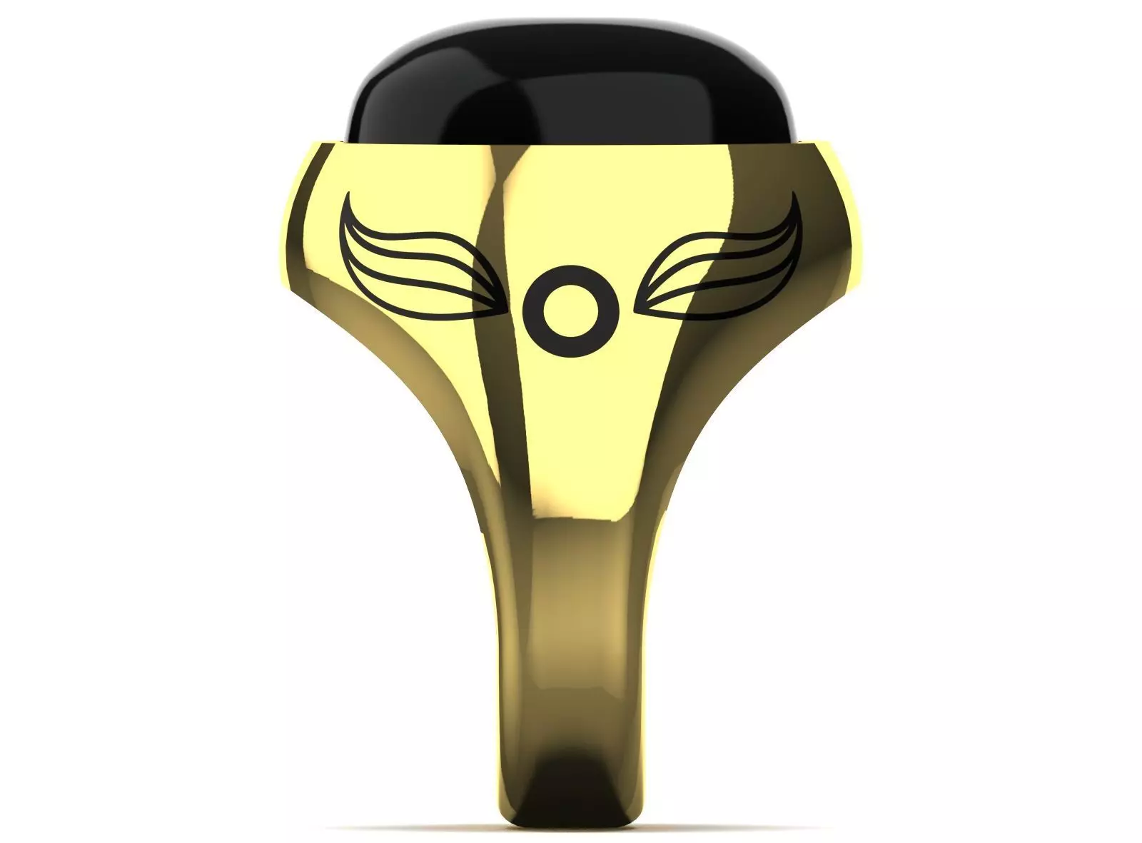 The Oval Cabochon Mens STL 3D Ring Collection _81