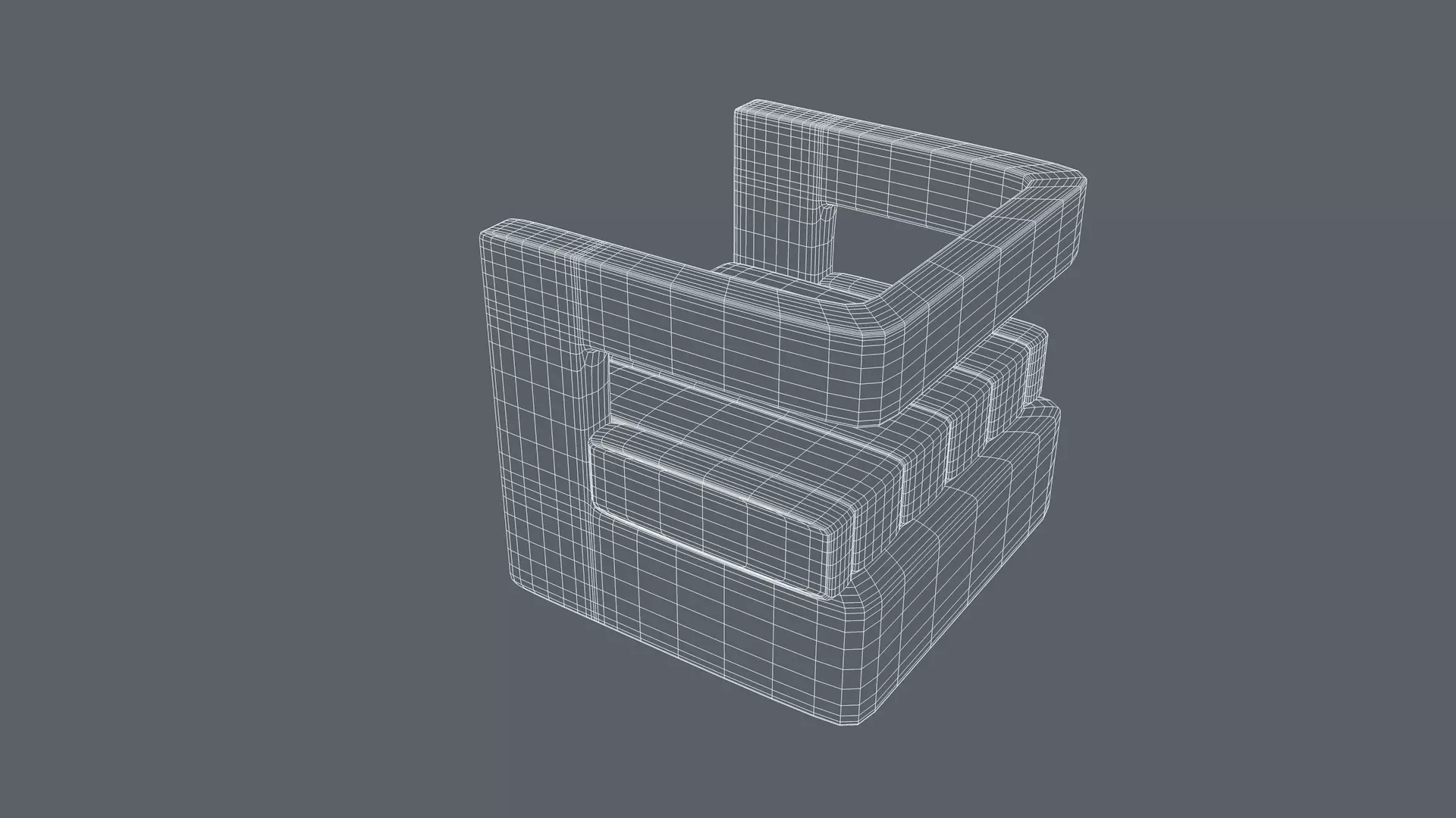 Modern Chair 3D model_13