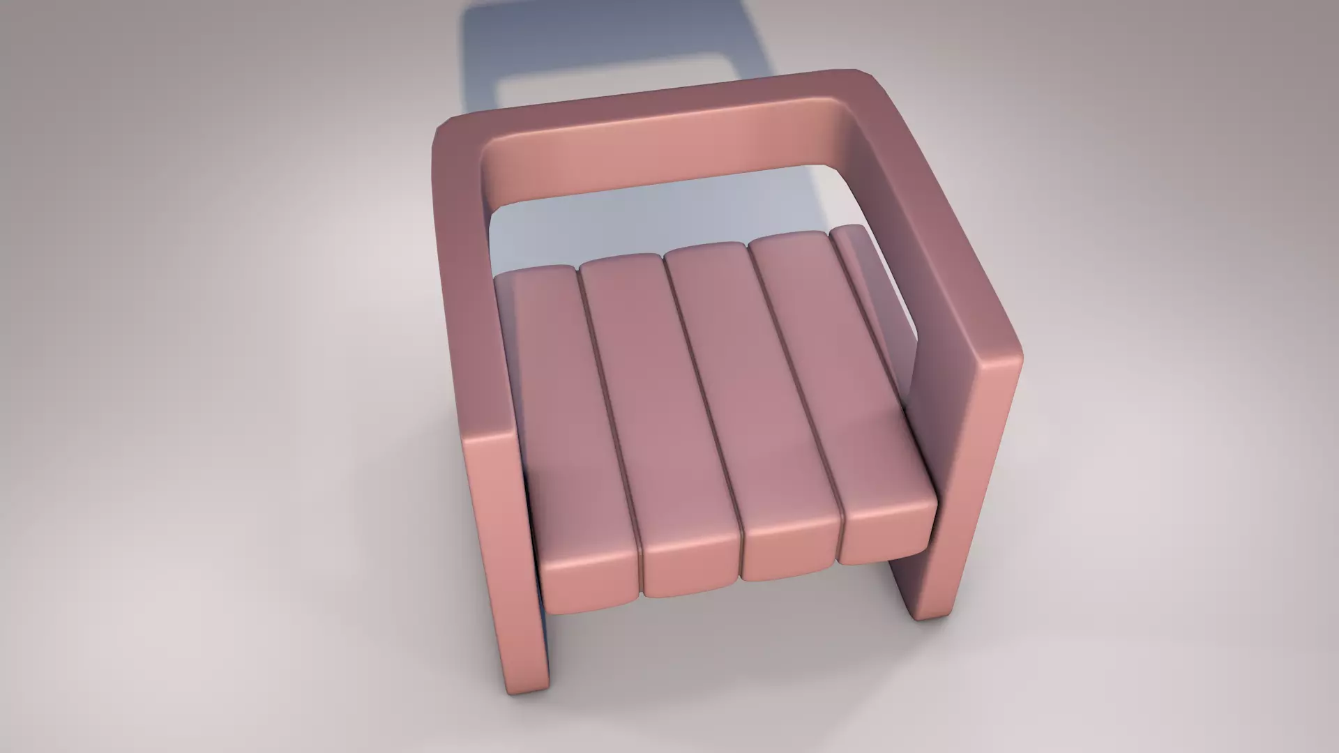 Modern Chair 3D model_2