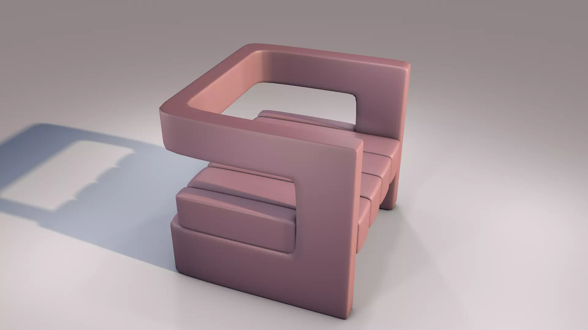 Modern Chair 3D model_3