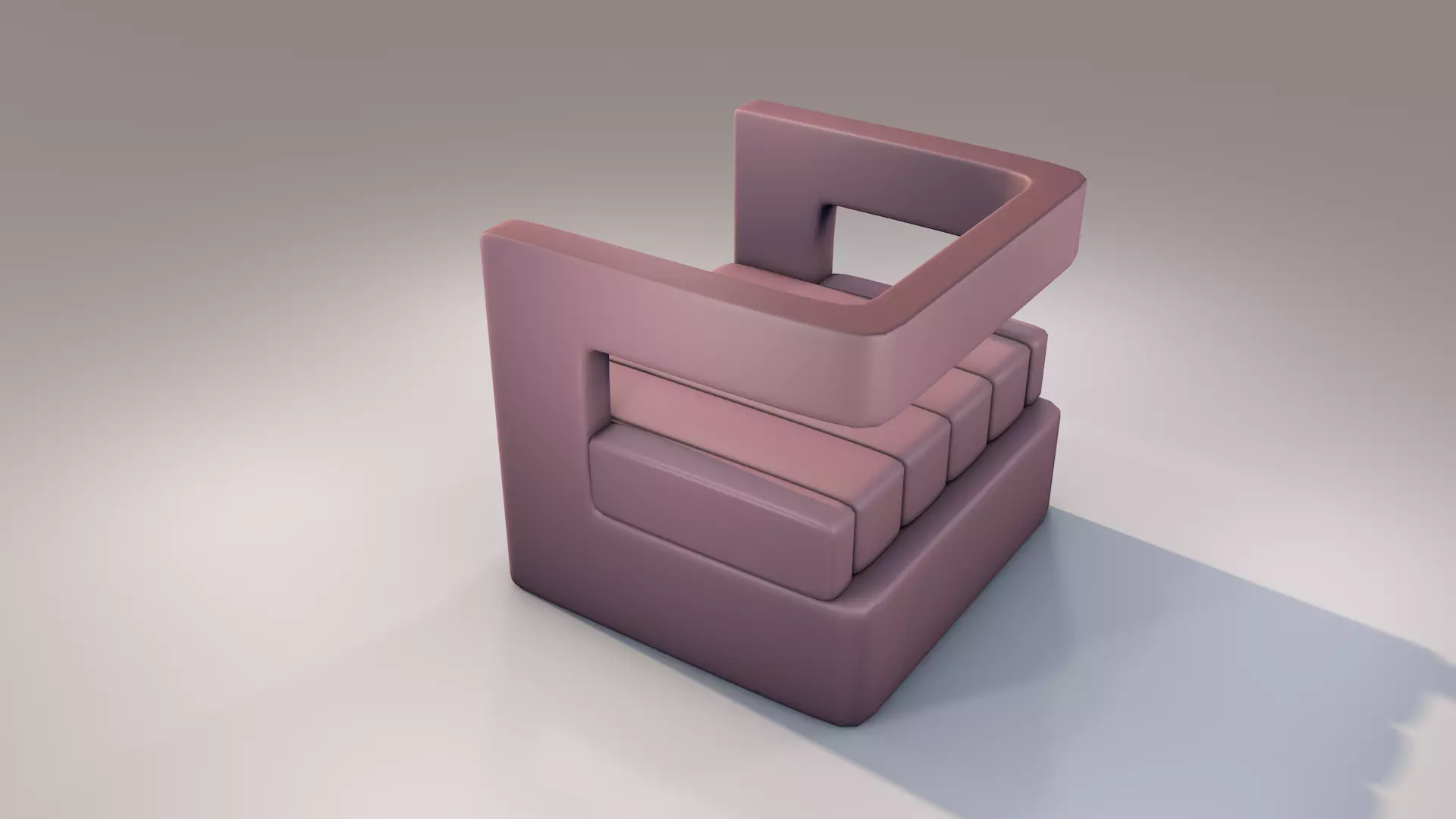 Modern Chair 3D model_5