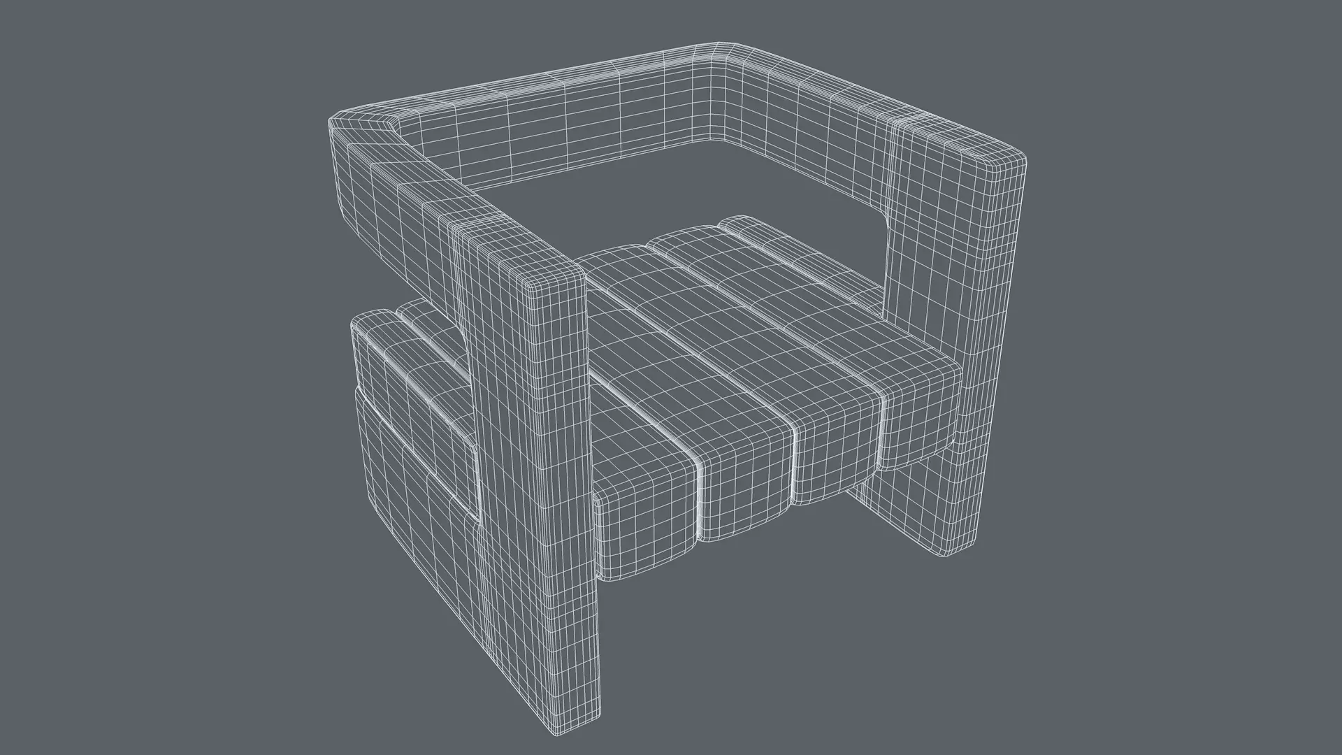 Modern Chair 3D model_8
