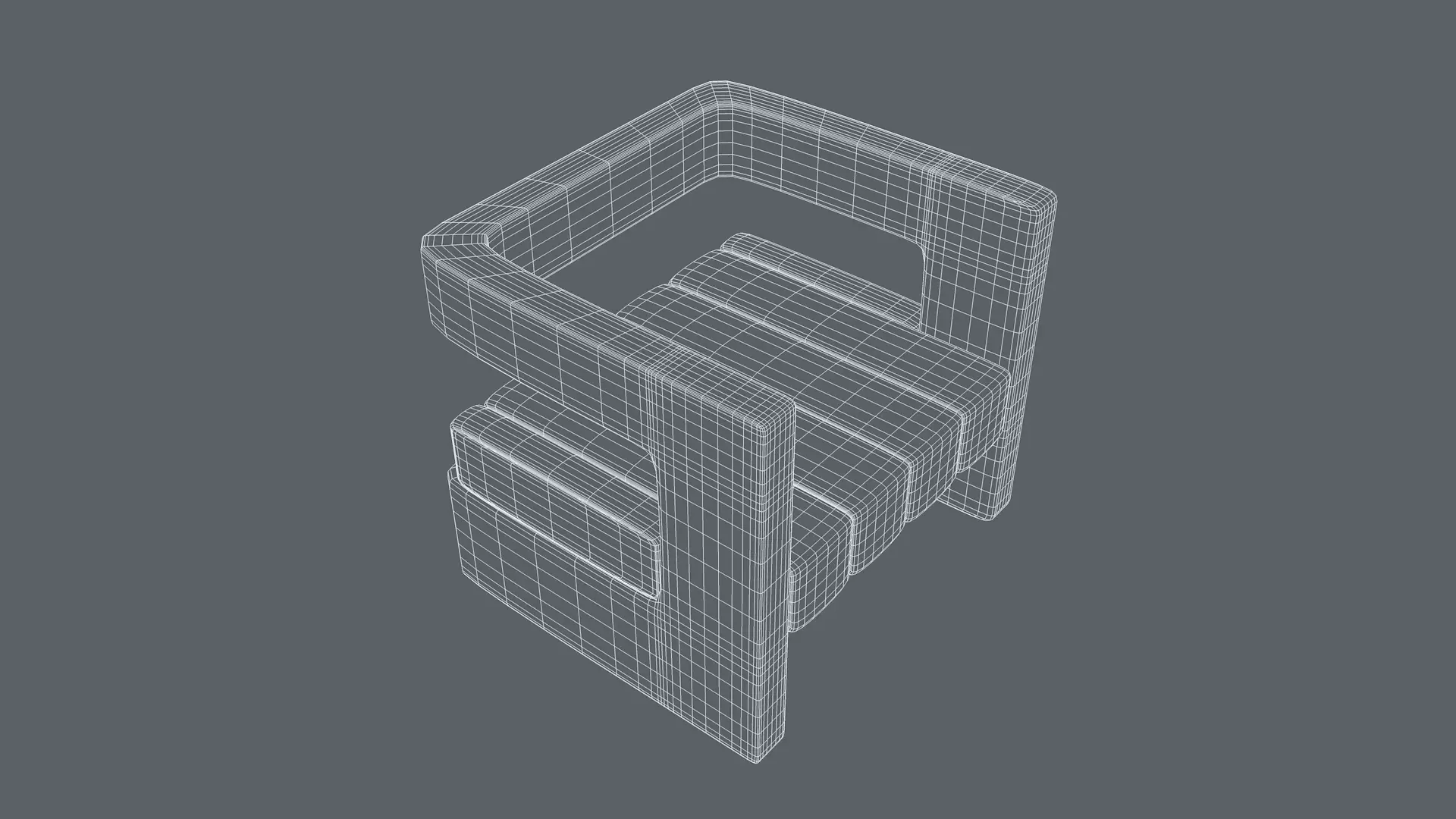 Modern Chair 3D model_15