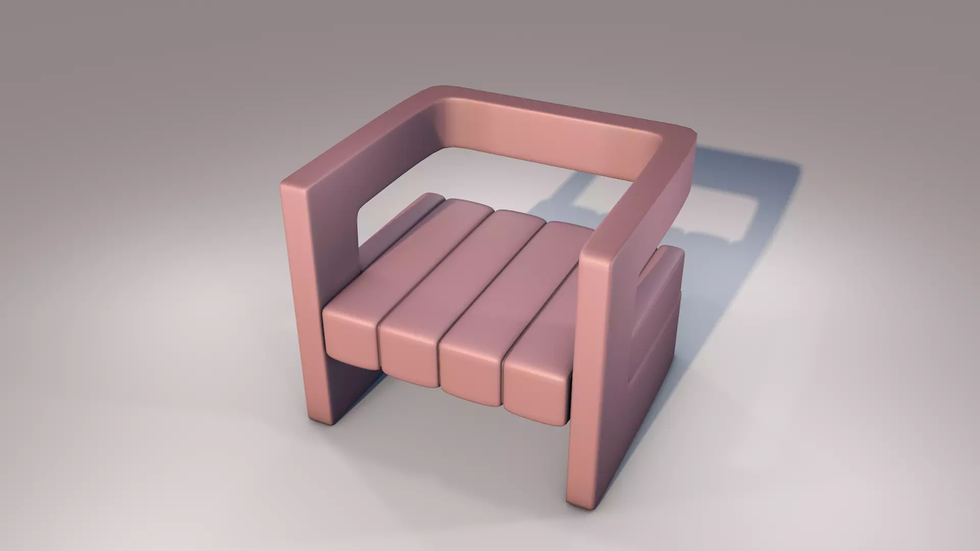 Modern Chair 3D model_6