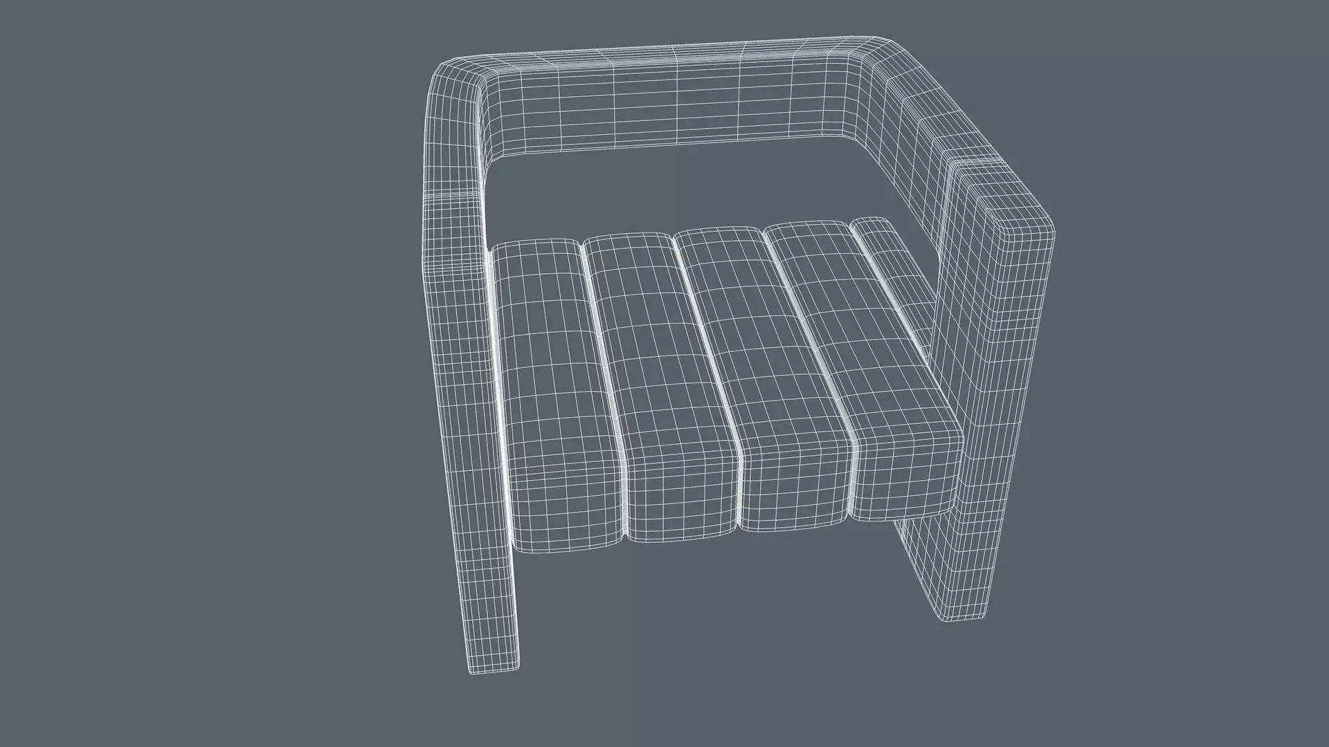 Modern Chair 3D model_9