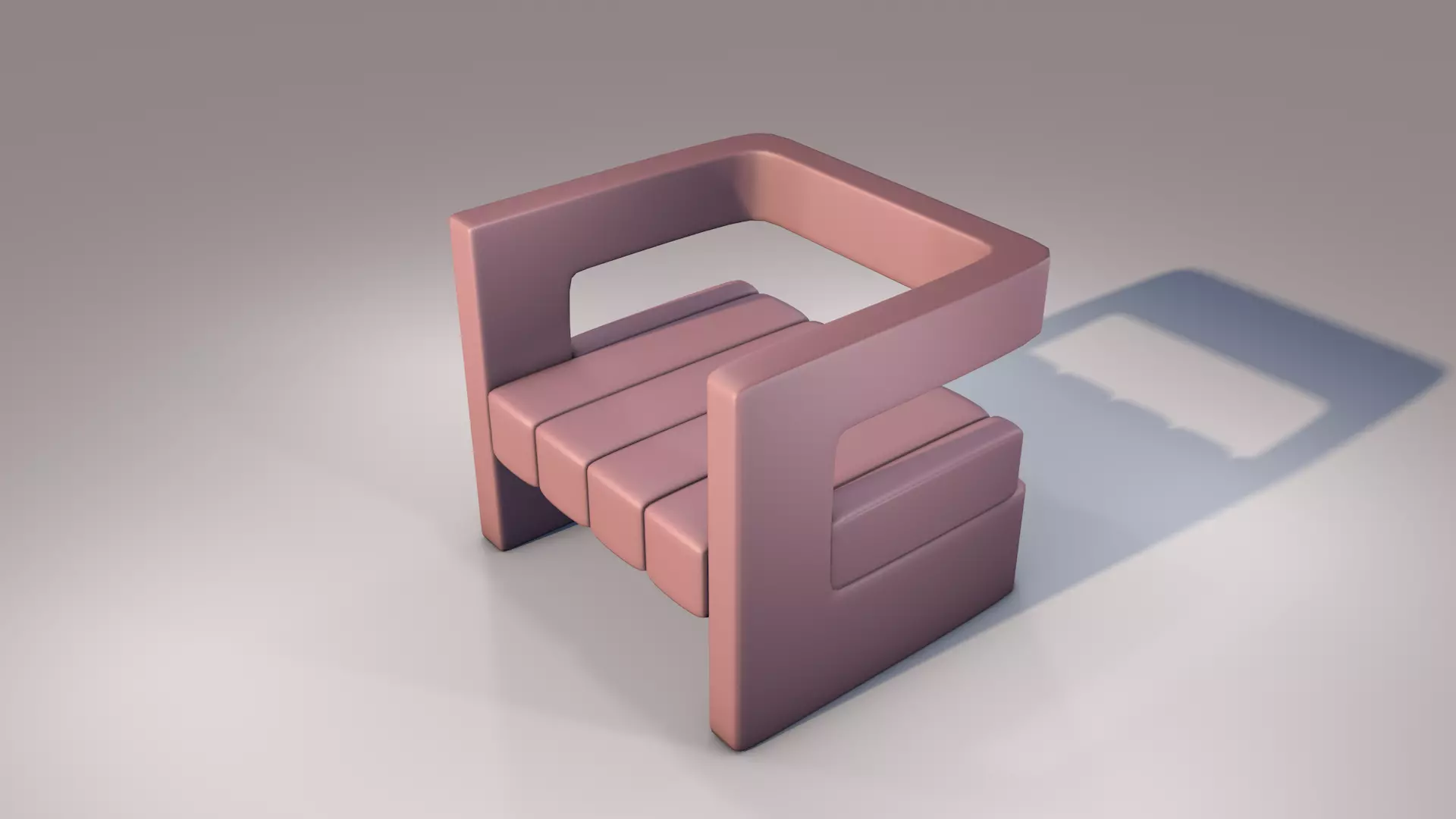 Modern Chair 3D model_4