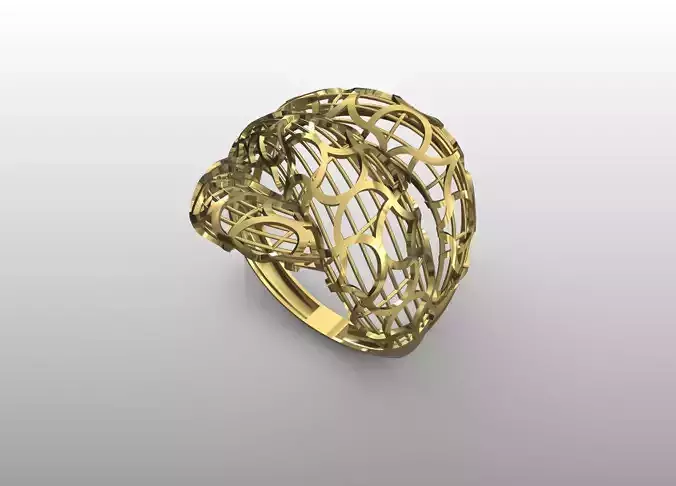 Interwoven Crest Gold