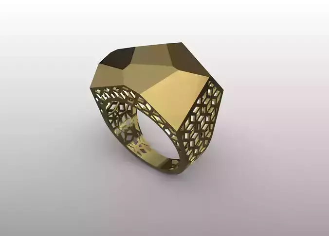 Faceted Geo Gold
