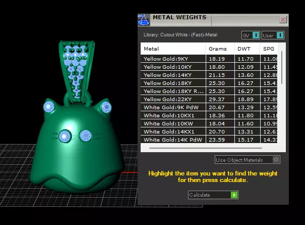 Cute Cat Ghost Pendant 3D Printable Model 3D print model_7