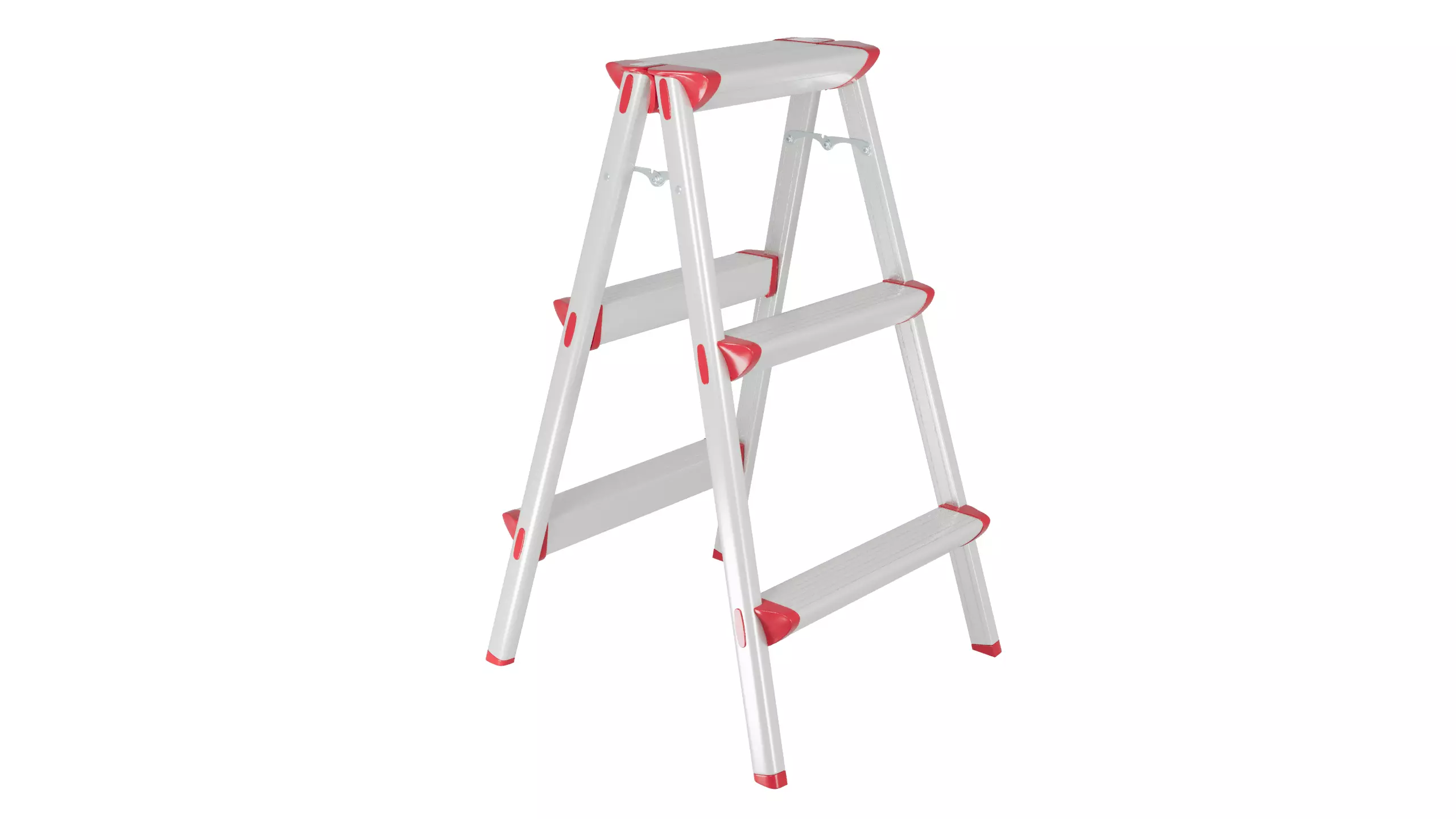 Safe Folding Ladder 3D Model 3D model_17
