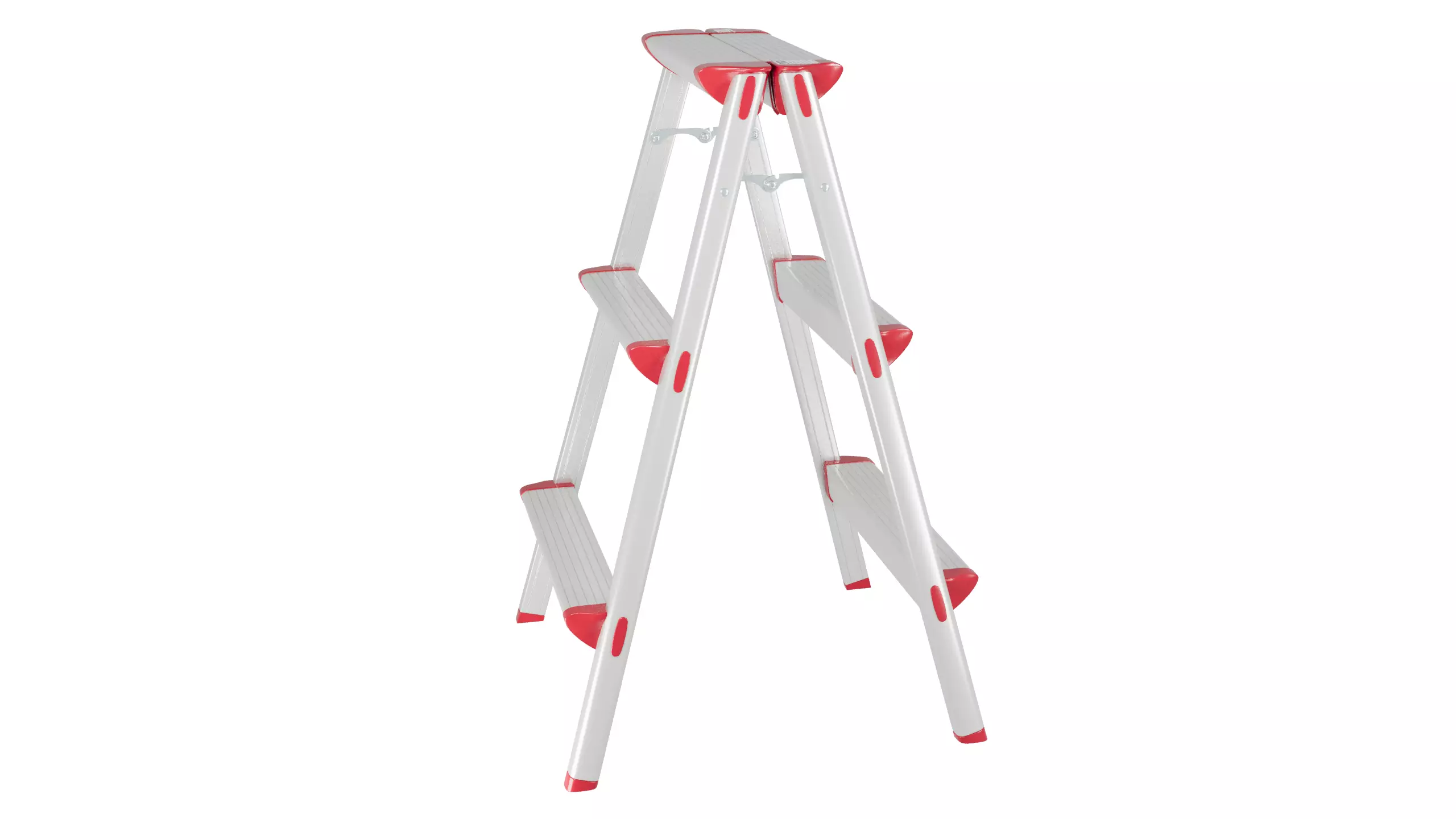 Safe Folding Ladder 3D Model 3D model_3